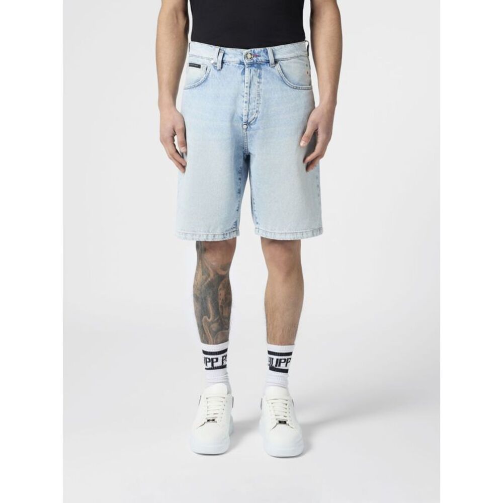 Philipp Plein Shorts Men Denim